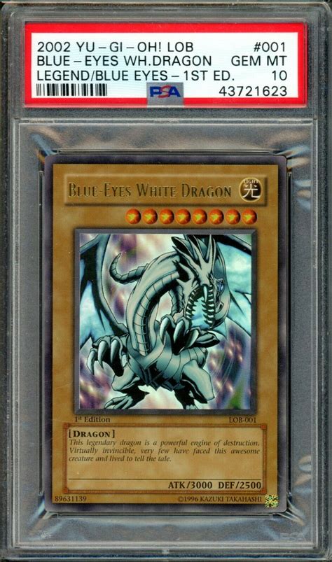 legend of blue eyes first edition|blue eyes white dragon cost.